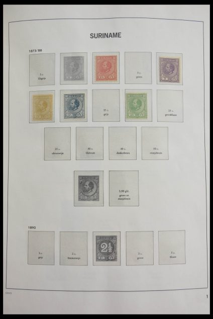Stamp collection 28283 Surinam 1873-1982.