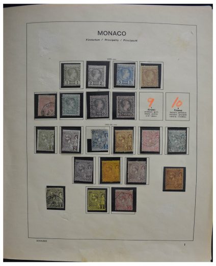 Stamp collection 28292 Monaco 1885-1970.