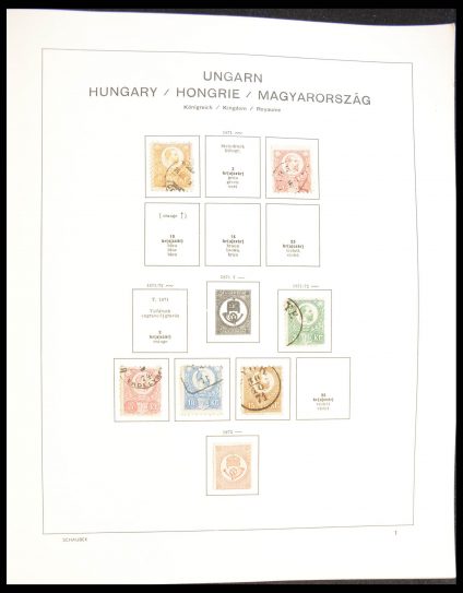 Stamp collection 28300 Hungary 1871-1980.