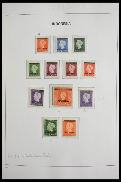 Stamp collection 28338 Indonesia 1949-2010!
