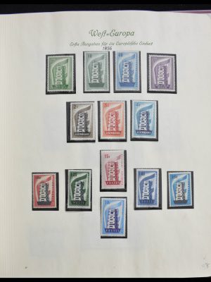 Stamp collection 28356 Europa Cept ultra specialised collection 1942-1984.