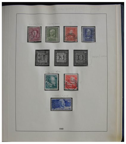 Stamp collection 28387 Bundespost 1949-1974.