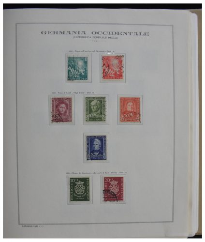 Stamp collection 28389 Bundespost 1949-1983.