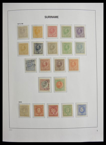 Stamp collection 28411 Surinam 1873-1975.