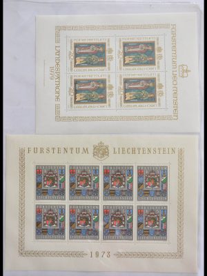 Stamp collection 28472 Liechtenstein 1973-1985.