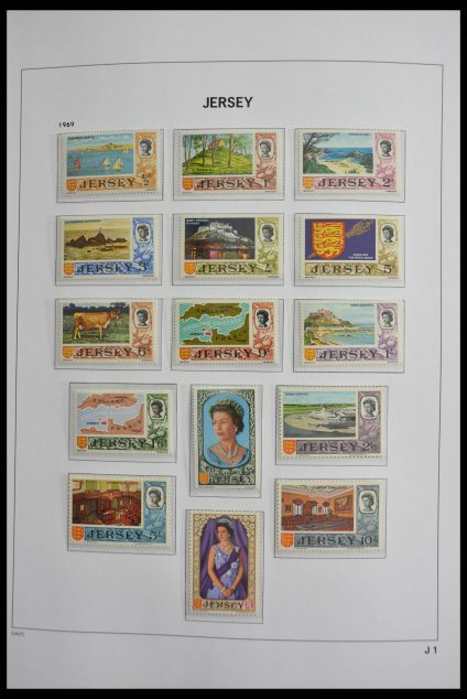 Stamp collection 28490 Jersey 1969-2009.