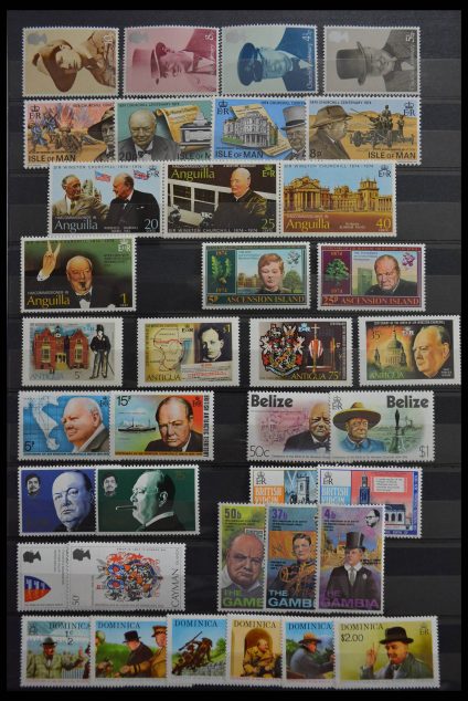 Stamp collection 28509 British Commonwealth MNH.