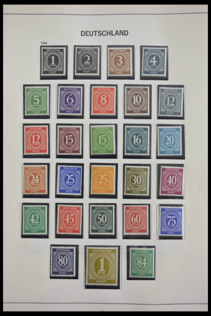 Stamp collection 28555 Germany 1945-1983.