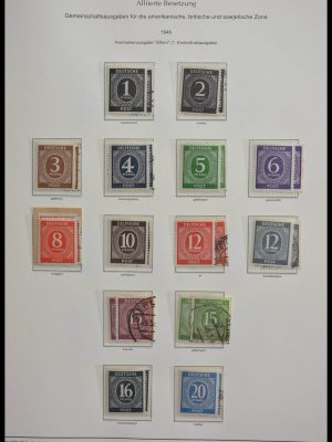 Stamp collection 28580 German Zones 1945-1949.