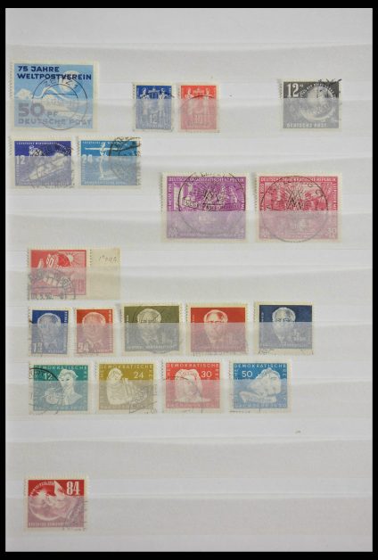 Stamp collection 28611 DDR 1949-1953.