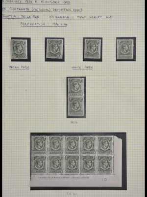 Stamp collection 28636 Gibraltar 1938-1977.