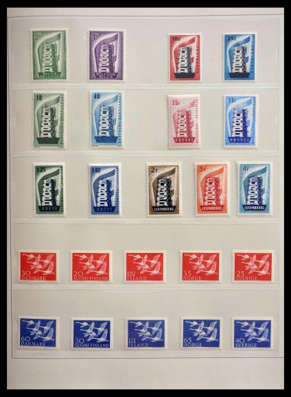 Stamp collection 28637 Europe Cept 1956-2000.