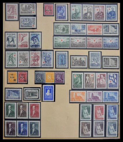 Stamp collection 28662 Finland 1936-2004.