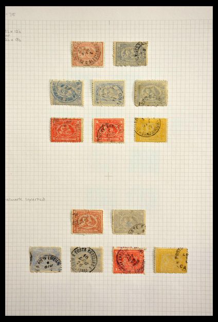 Stamp collection 28664 Egypt 1872-1884.