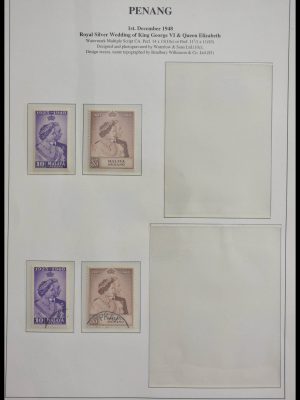 Stamp collection 28678 Malaysia Penang 1948-1986.