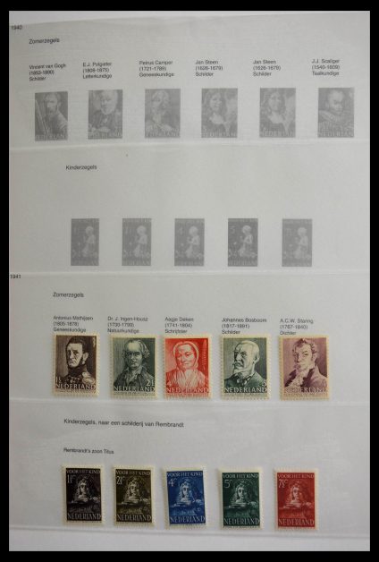 Stamp collection 28718 Netherlands 1941-1974.