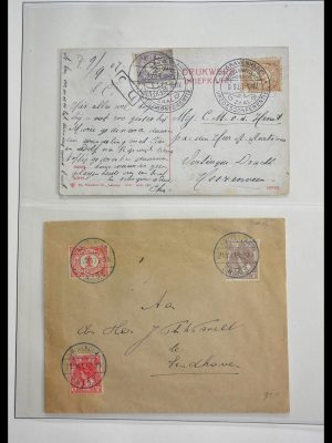 Stamp collection 28783 Netherlands commemorative cancels 1906-1934.