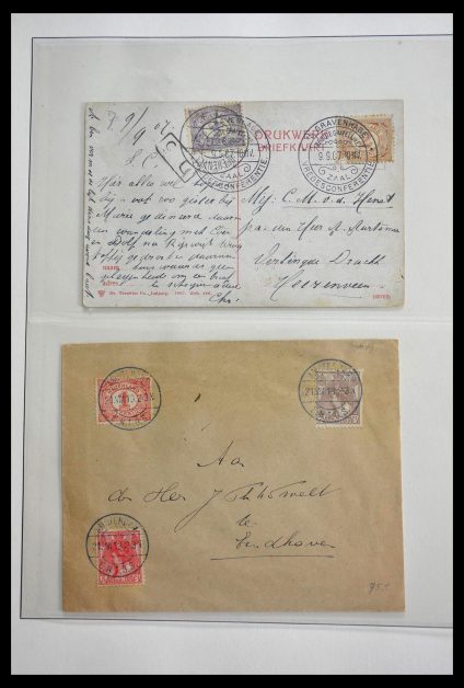 Stamp collection 28783 Netherlands commemorative cancels 1906-1934.