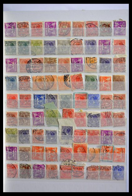 Stamp collection 28825 Netherlands perfins.