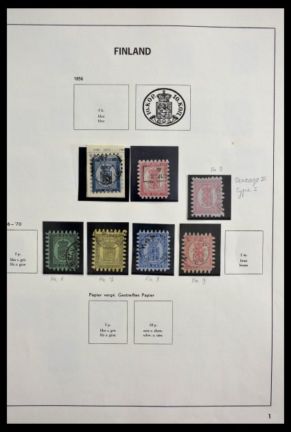 Stamp collection 28881 Finland 1860-1999.