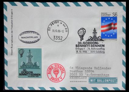 Stamp collection 28889 Balloon post 1927-2001.