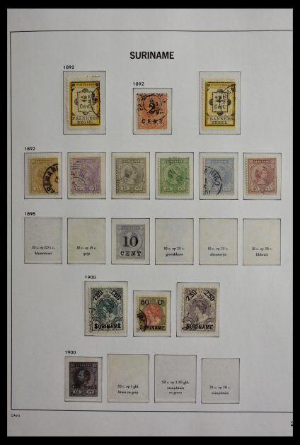 Stamp collection 28931 Surinam 1890-1975.