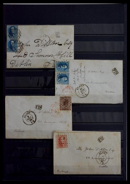 Stamp collection 28979 Covers Belgium.