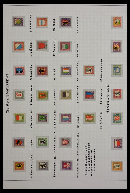 Stamp collection 28987 Switserland 1854-1987.