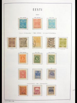 Stamp collection 29012 Estonia 1918-2010.