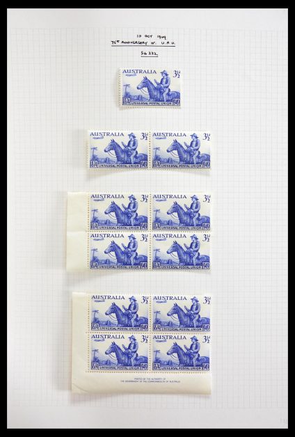 Stamp collection 29018 Australia 1949-1975.