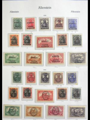 Stamp collection 29029 German territories 1919-1920.