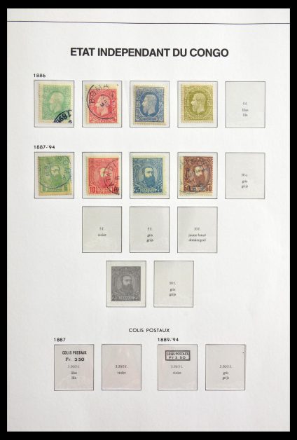 Stamp collection 29063 Belgian Congo 1886-1964.