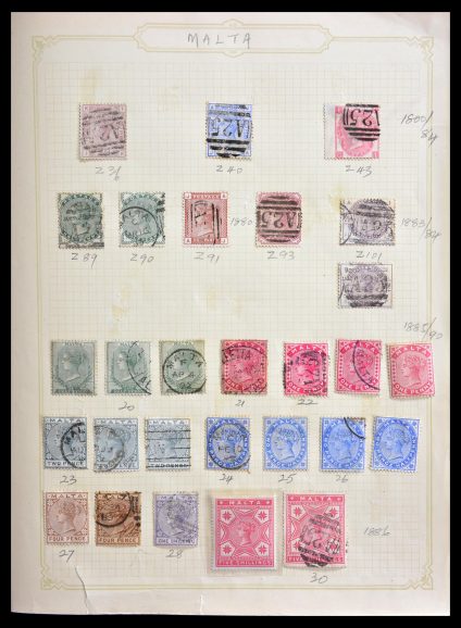 Stamp collection 29084 Malta 1865(!)-1999.