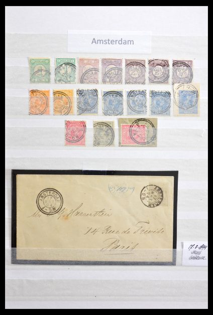 Stamp collection 29089 Netherlands cancels.