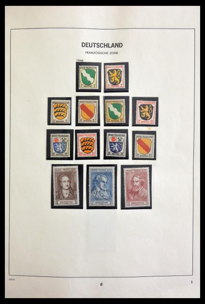 Stamp collection 29092 Germany 1946-1984.