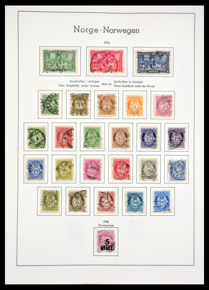 Stamp collection 29128 Norway 1877-2000.