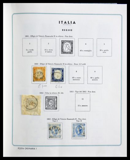 Stamp collection 29130 Italy 1862-1944.