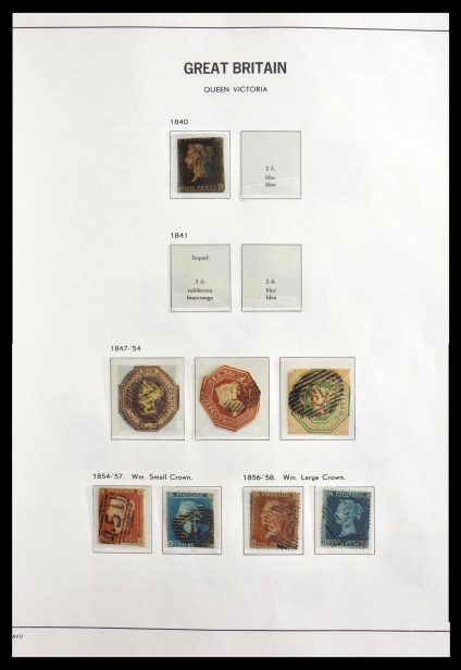 Stamp collection 29134 Great Britain 1840-1985.