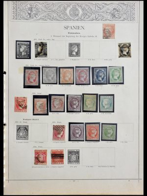 Stamp collection 29148 Spain 1850-1900.