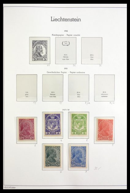 Stamp collection 29159 Liechtenstein 1917-2009.