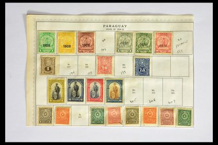 Stamp collection 29173 Paraguay 1870-1968.