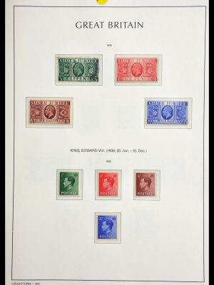 Stamp collection 29186 Great Britain 1924-1936.