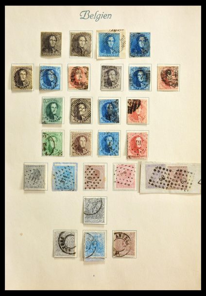 Stamp collection 29192 Belgium 1849-1941.