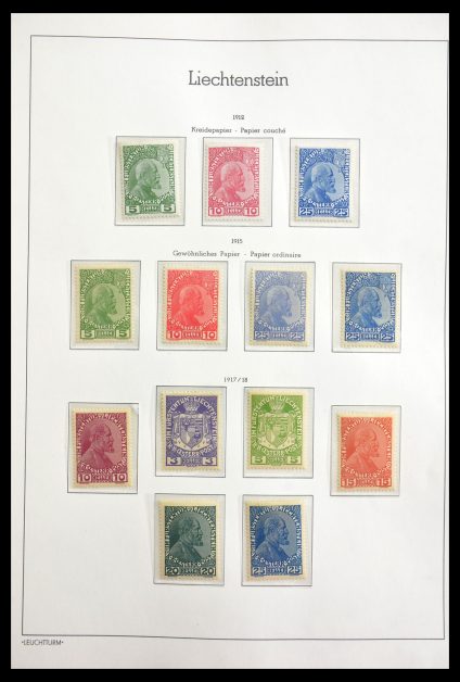 Stamp collection 29209 Liechtenstein 1912-1971.