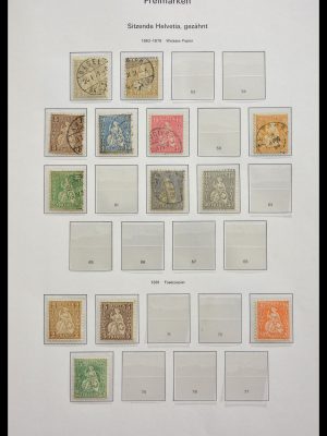 Stamp collection 29273 Switzerland 1862-2008.