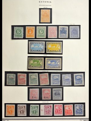 Stamp collection 29277 Estonia 1918-1995.