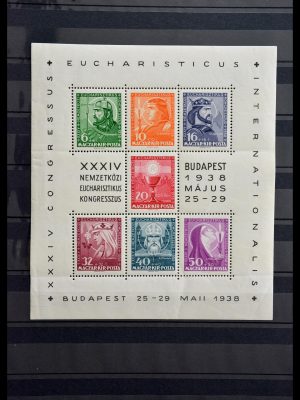 Stamp collection 29283 Hungary souvenir sheets 1938-1984.