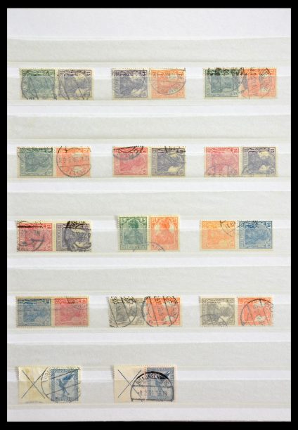 Stamp collection 29315 German Reich combinations cancelled.