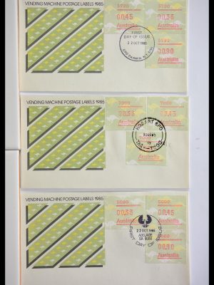 Stamp collection 29353 Western Europe machine vending labels.