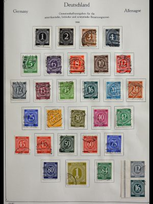 Stamp collection 29359 German Zones 1945-1949.